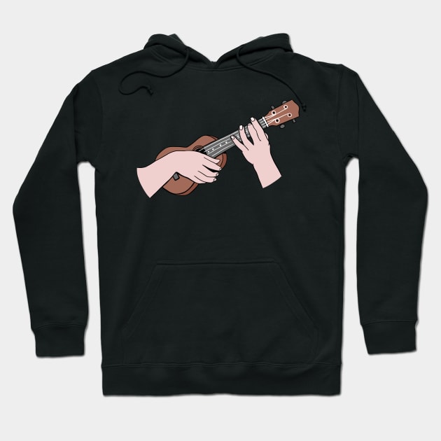 Ukulele Hands Hoodie by isstgeschichte